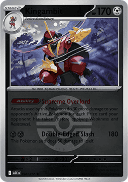 Kingambit 148 — Ascended Heroes: Additionals (English Pokémon TCG card)