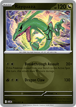 Rayquaza 153 — Ascended Heroes: Additionals (English Pokémon TCG card)