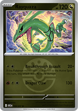 Rayquaza 153 — Ascended Heroes: Additionals (English Pokémon TCG card)