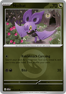 Noibat 156 — Ascended Heroes: Additionals (English Pokémon TCG card)