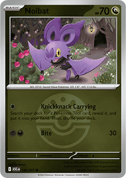 Noibat 156 — Ascended Heroes: Additionals (English Pokémon TCG card)