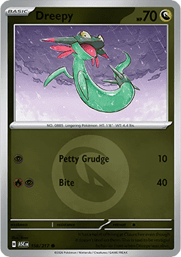 Dreepy 158 — Ascended Heroes: Additionals (English Pokémon TCG card)