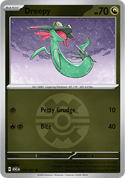 Dreepy 158 — Ascended Heroes: Additionals (English Pokémon TCG card)