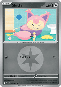 Skitty 165 — Ascended Heroes: Additionals (English Pokémon TCG card)