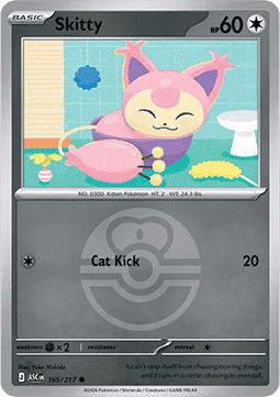 Skitty 165 — Ascended Heroes: Additionals (English Pokémon TCG card)