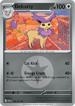 Delcatty 166 — Ascended Heroes: Additionals (English Pokémon TCG card)