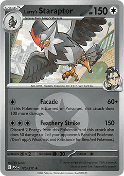 Larry's Staraptor 170 — Ascended Heroes: Additionals (English Pokémon TCG card)