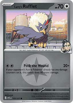 Larry's Rufflet 173 — Ascended Heroes: Additionals (English Pokémon TCG card)
