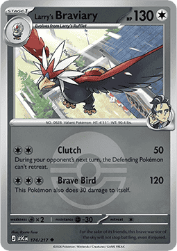 Larry's Braviary 174 — Ascended Heroes: Additionals (English Pokémon TCG card)