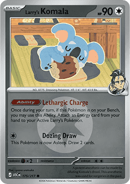 Larry's Komala 175 — Ascended Heroes: Additionals (English Pokémon TCG card)