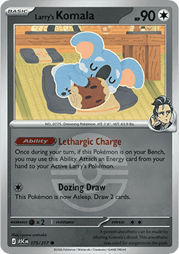 Larry's Komala 175 — Ascended Heroes: Additionals (English Pokémon TCG card)