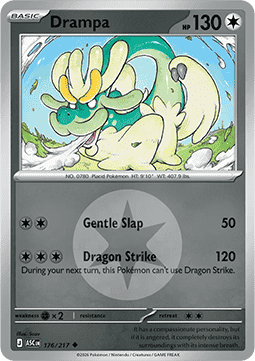 Drampa 176 — Ascended Heroes: Additionals (English Pokémon TCG card)
