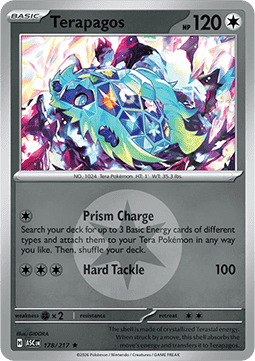 Terapagos 178 — Ascended Heroes: Additionals (English Pokémon TCG card)