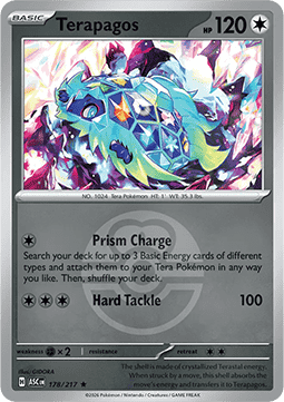 Terapagos 178 — Ascended Heroes: Additionals (English Pokémon TCG card)