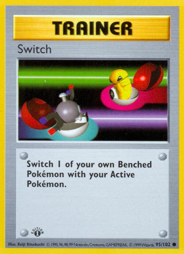 Switch 095 — Base Set (Shadowless) (English Pokémon TCG card)