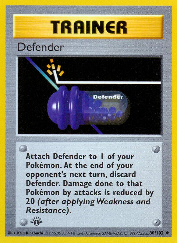Defender 080/102 — Base Set (English Pokémon TCG card)
