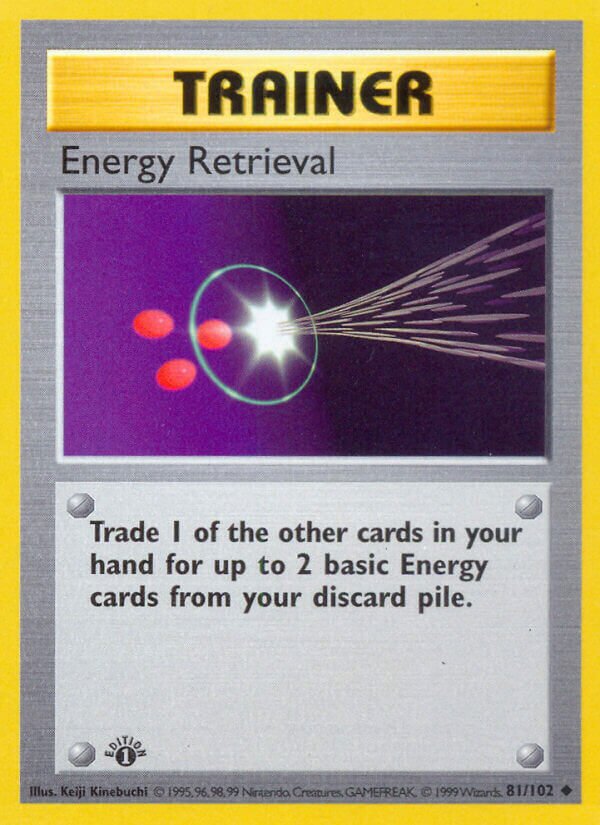 Energy Retrieval 081/102 — Base Set (English Pokémon TCG card)