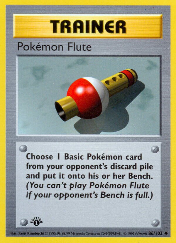 Pokémon Flute 086/102 — Base Set (English Pokémon TCG card)