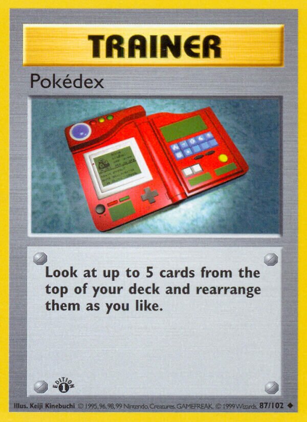 Pokédex 087/102 — Base Set (English Pokémon TCG card)