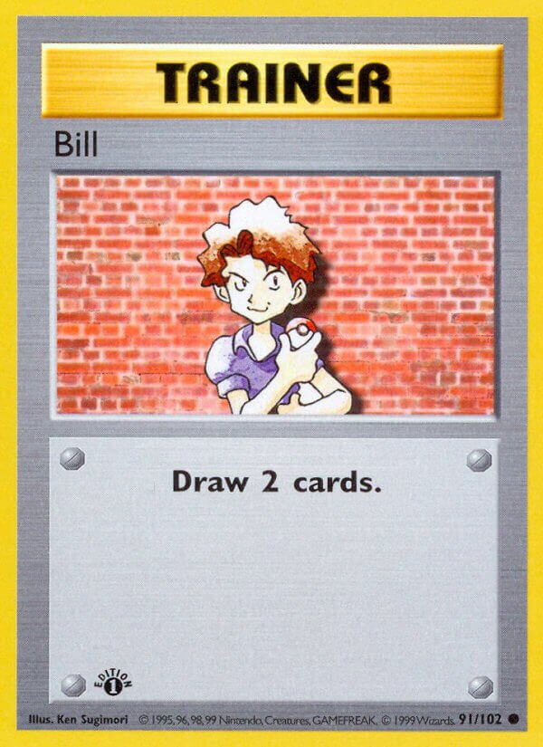 Bill 091/102 — Base Set (English Pokémon TCG card)