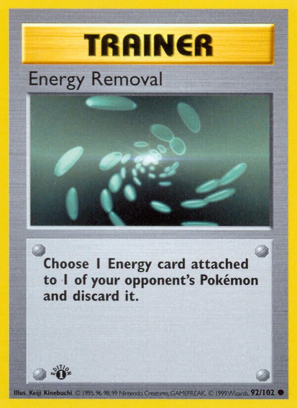 Energy Removal 092/102 — Base Set (English Pokémon TCG card)