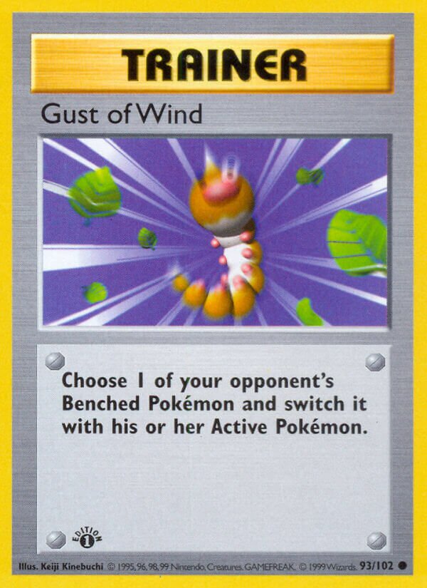 Gust of Wind 093/102 — Base Set (English Pokémon TCG card)