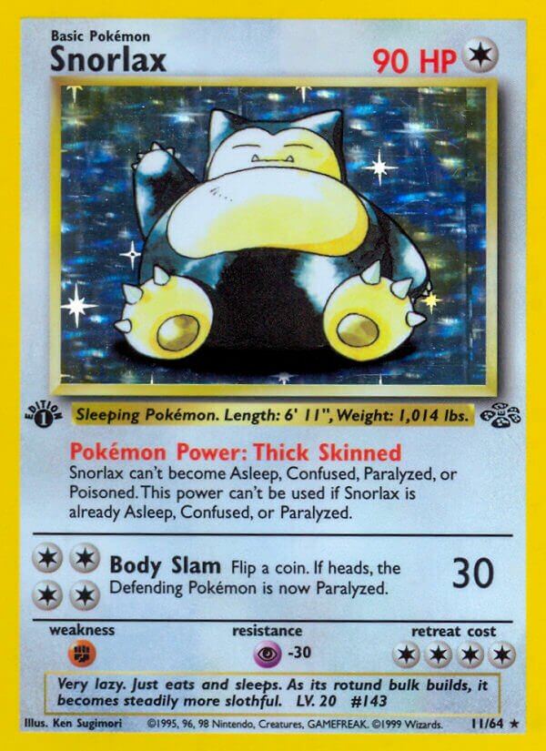 Snorlax 011/64 — Jungle (English Pokémon TCG card)