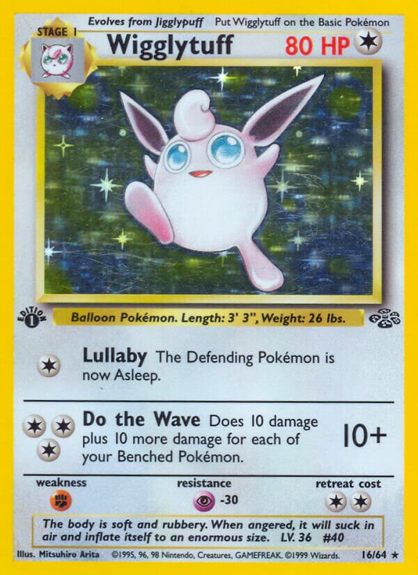Wigglytuff 016/64 — Jungle (English Pokémon TCG card)