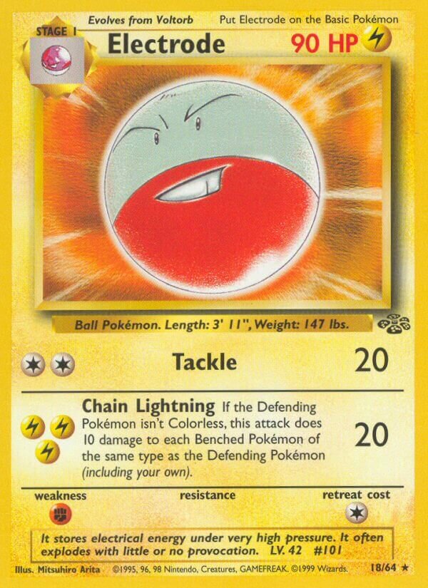 Electrode 018/64 — Jungle (English Pokémon TCG card)