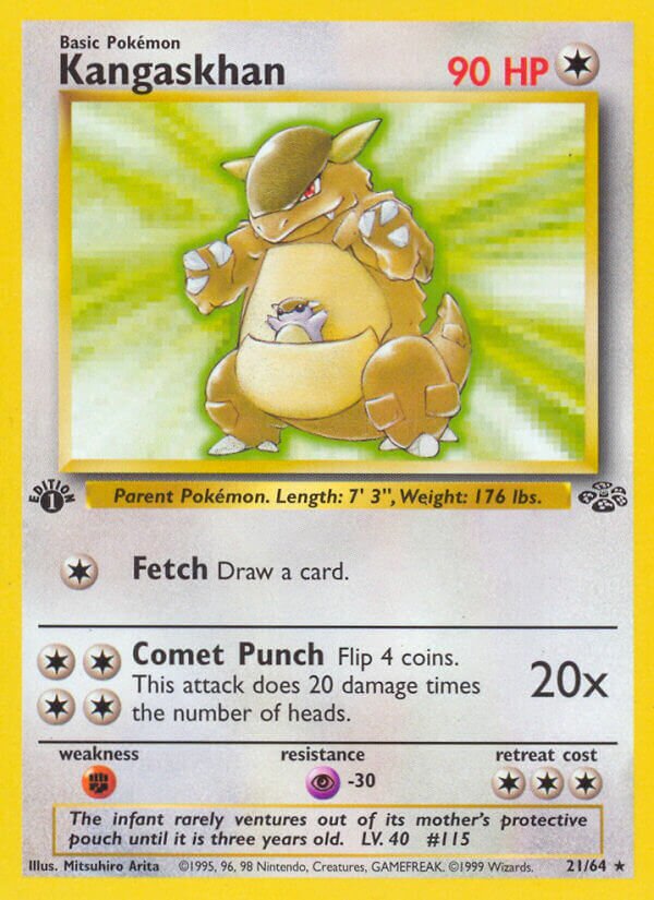 Kangaskhan 021/64 — Jungle (English Pokémon TCG card)