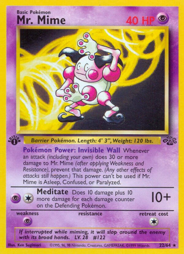 Mr. Mime 022/64 — Jungle (English Pokémon TCG card)