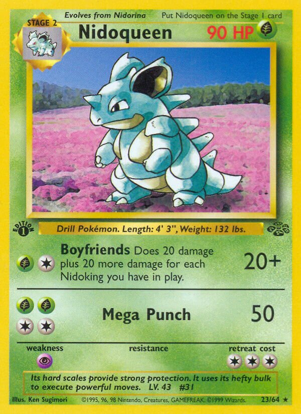 Nidoqueen 023/64 — Jungle (English Pokémon TCG card)