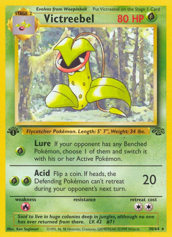 Victreebel 030/64 — Jungle (English Pokémon TCG card)
