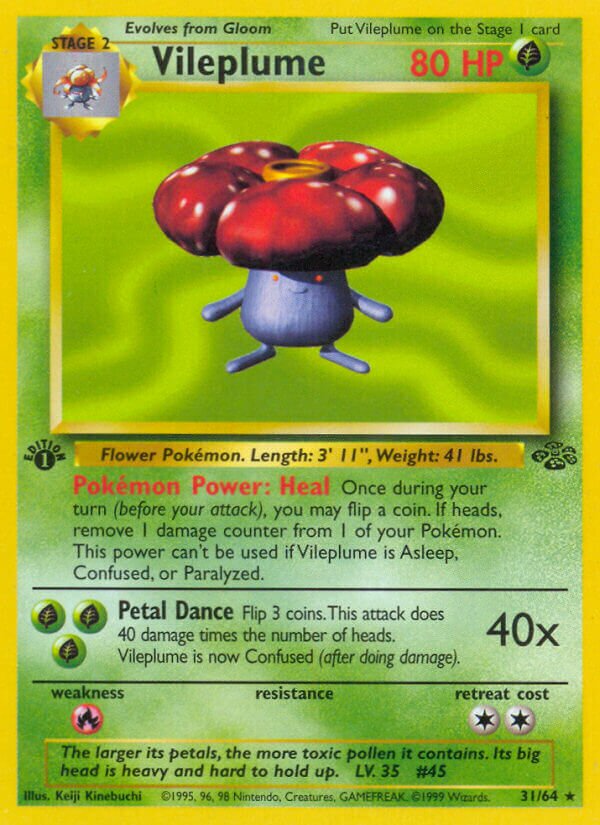 Vileplume 031/64 — Jungle (English Pokémon TCG card)