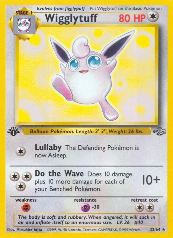Wigglytuff 032/64 — Jungle (English Pokémon TCG card)
