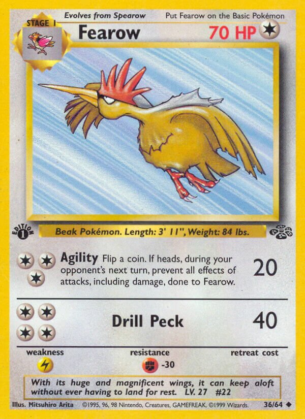 Fearow 036/64 — Jungle (English Pokémon TCG card)