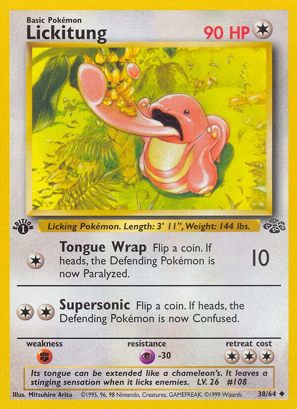 Lickitung 038/64 — Jungle (English Pokémon TCG card)