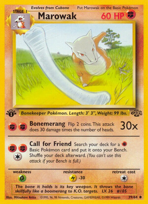 Marowak 039/64 — Jungle (English Pokémon TCG card)