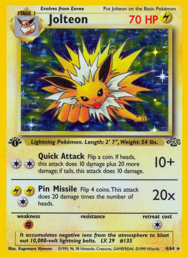 Jolteon 004/64 — Jungle (English Pokémon TCG card)