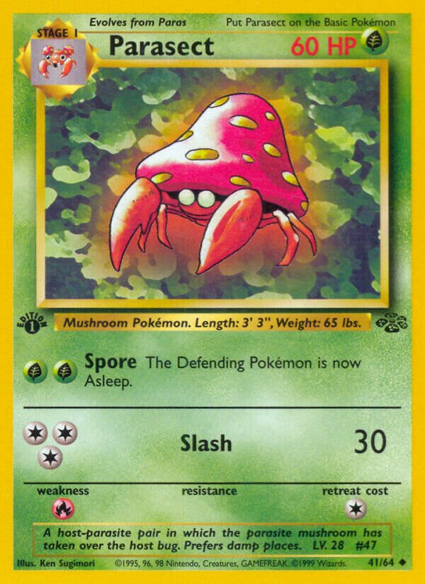 Parasect 041/64 — Jungle (English Pokémon TCG card)