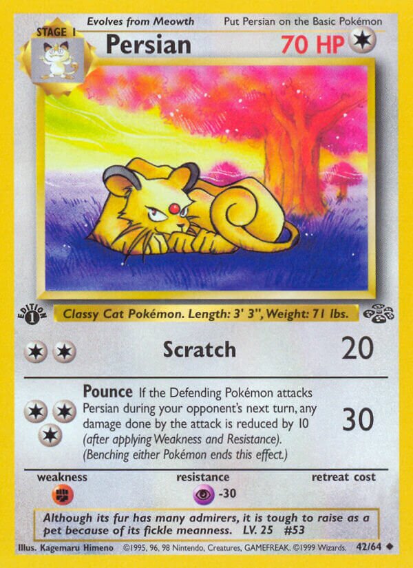Persian 042/64 — Jungle (English Pokémon TCG card)