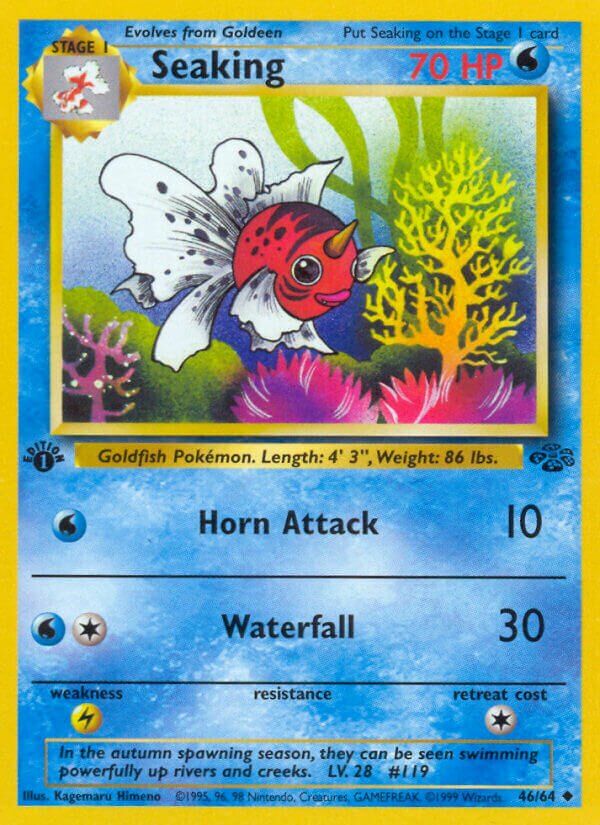 Seaking 046/64 — Jungle (English Pokémon TCG card)