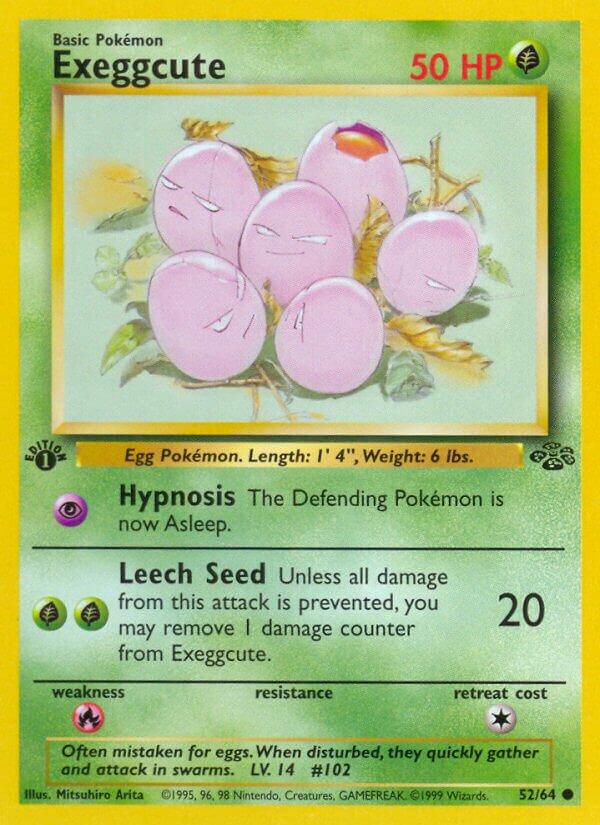 Exeggcute 052/64 — Jungle (English Pokémon TCG card)