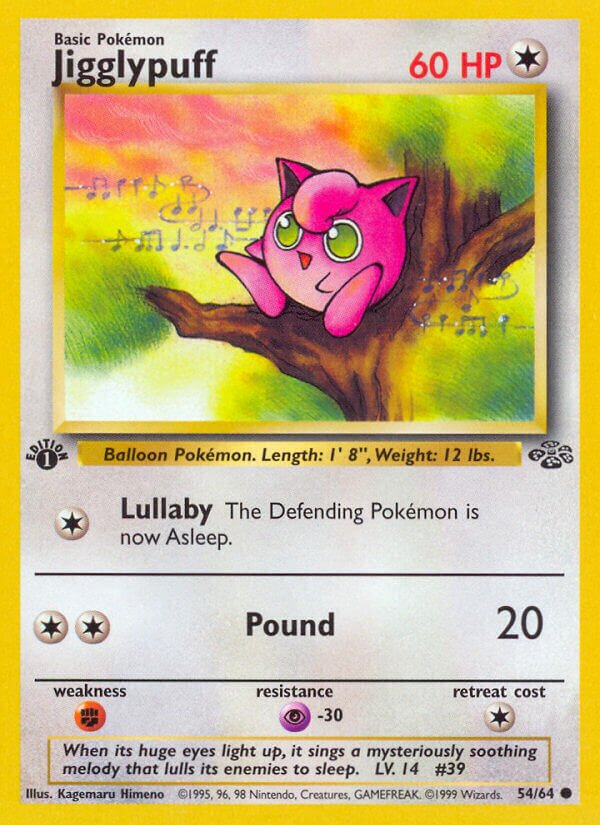 Jigglypuff 054/64 — Jungle (English Pokémon TCG card)