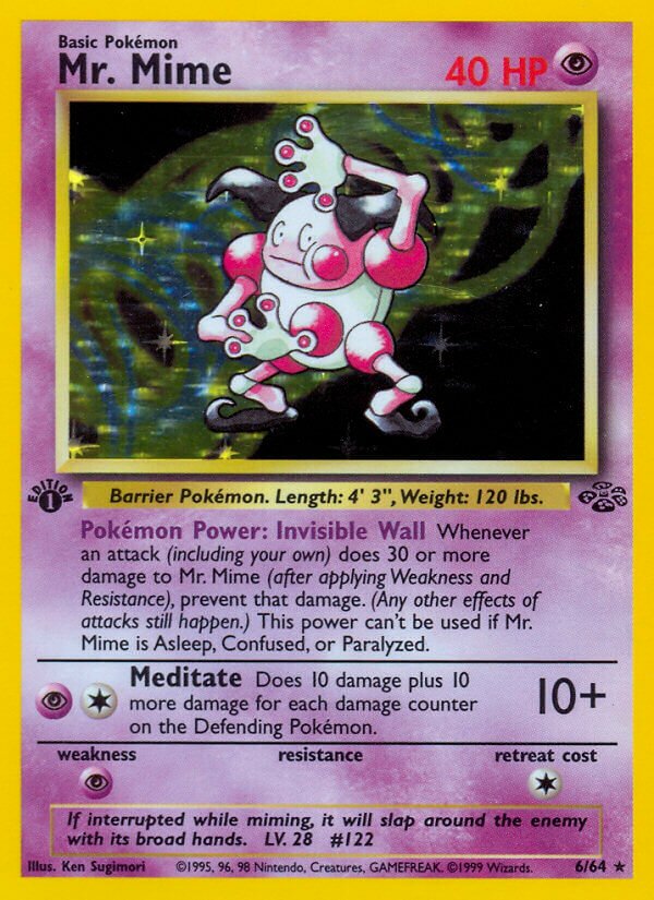 Mr. Mime 006/64 — Jungle (English Pokémon TCG card)