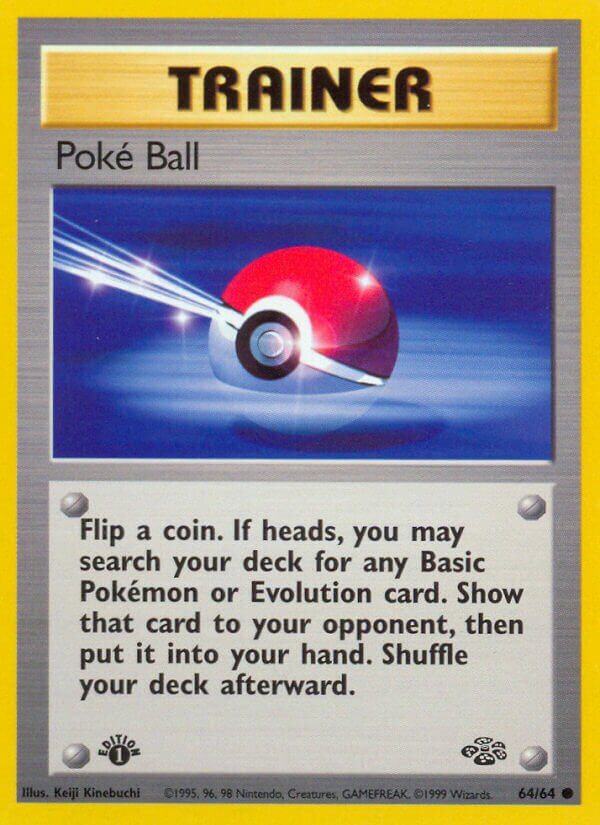Poké Ball 064/64 — Jungle (English Pokémon TCG card)