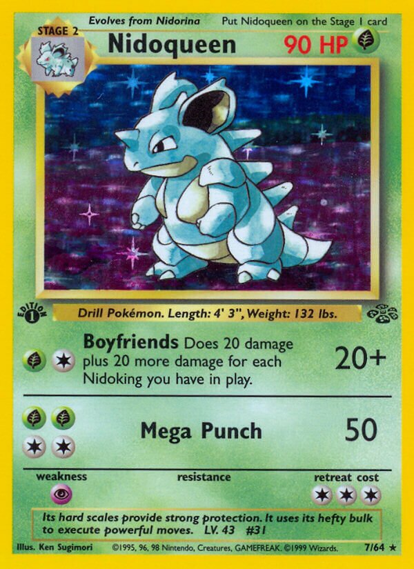 Nidoqueen 007/64 — Jungle (English Pokémon TCG card)
