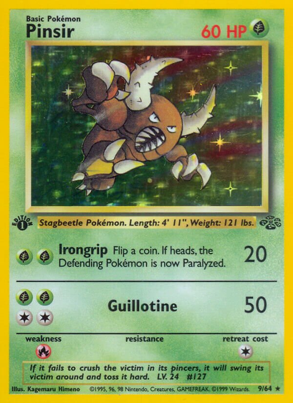 Pinsir 009/64 — Jungle (English Pokémon TCG card)