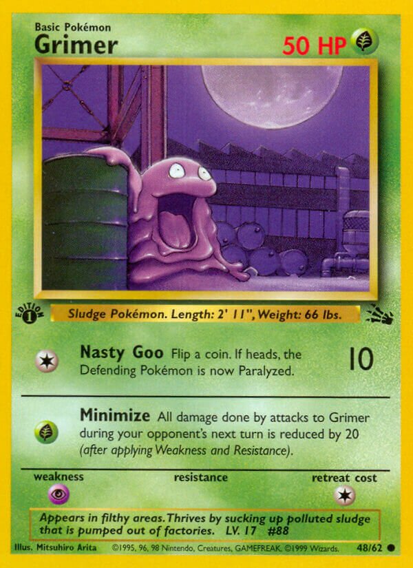 Grimer 048/62 — Fossil (English Pokémon TCG card)