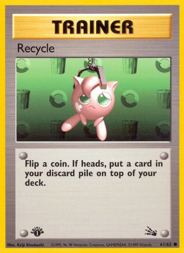 Recycle 061/62 — Fossil (English Pokémon TCG card)
